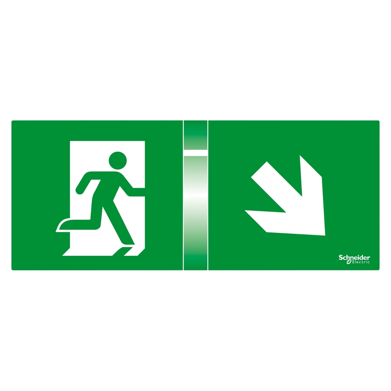 SCHNEIDER ELECTRIC - SNROVA53165 4 SCHERMI 45GRADI KITSEGNAL.SMARTLED 24M