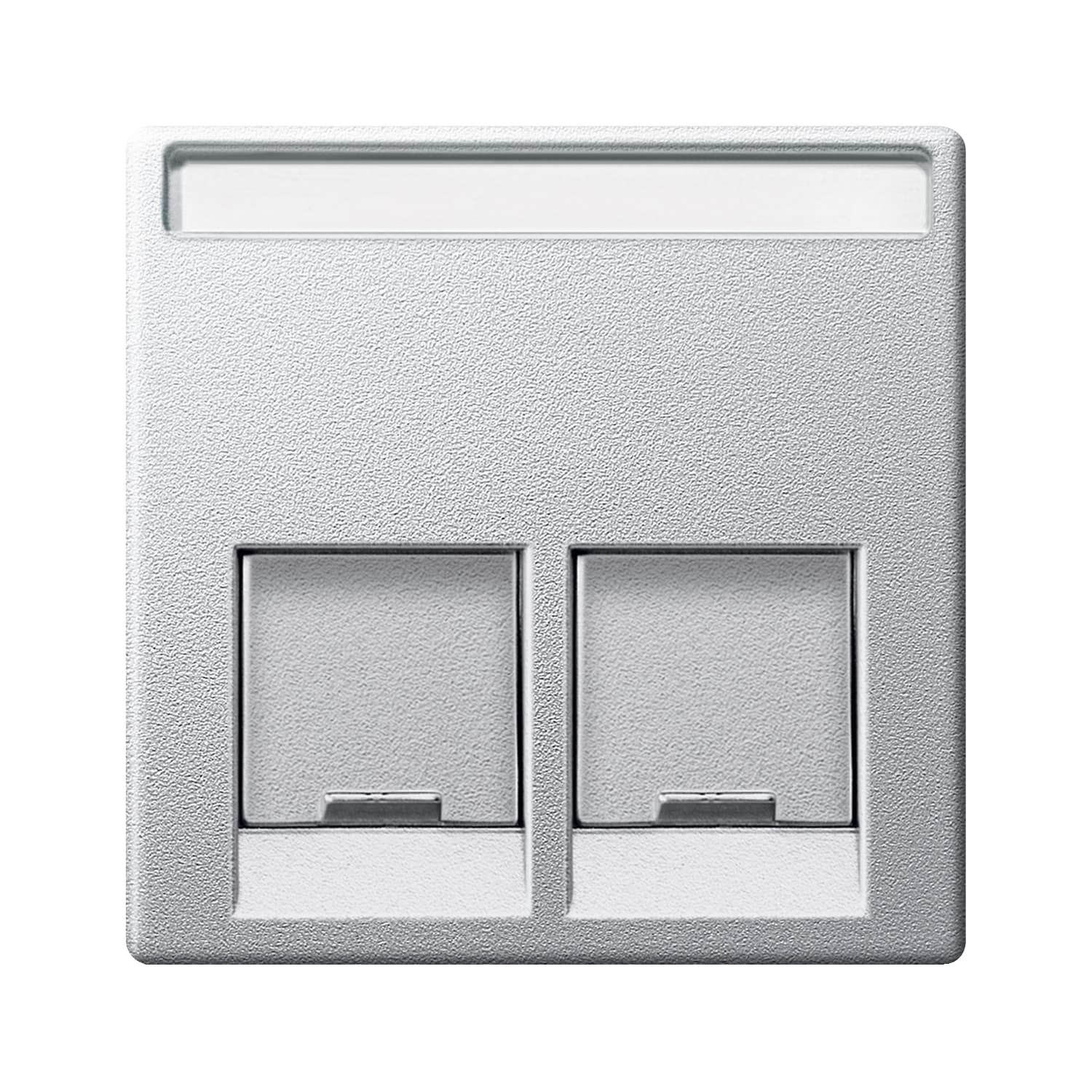 SCHNEIDER ELECTRIC - SNRMTN466560 PIASTR.CENTR.MOD.DOPPIO ALLUMINIO