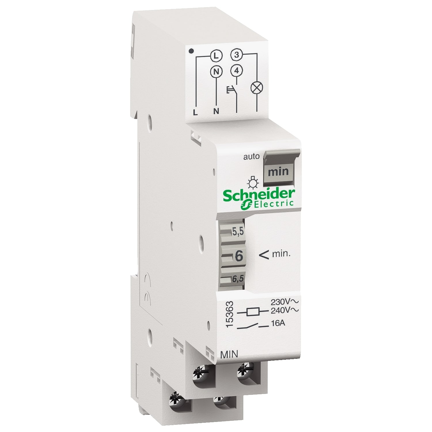 SCHNEIDER ELECTRIC - SNR15363 Temporizzatore luce-scale regolabile MIN