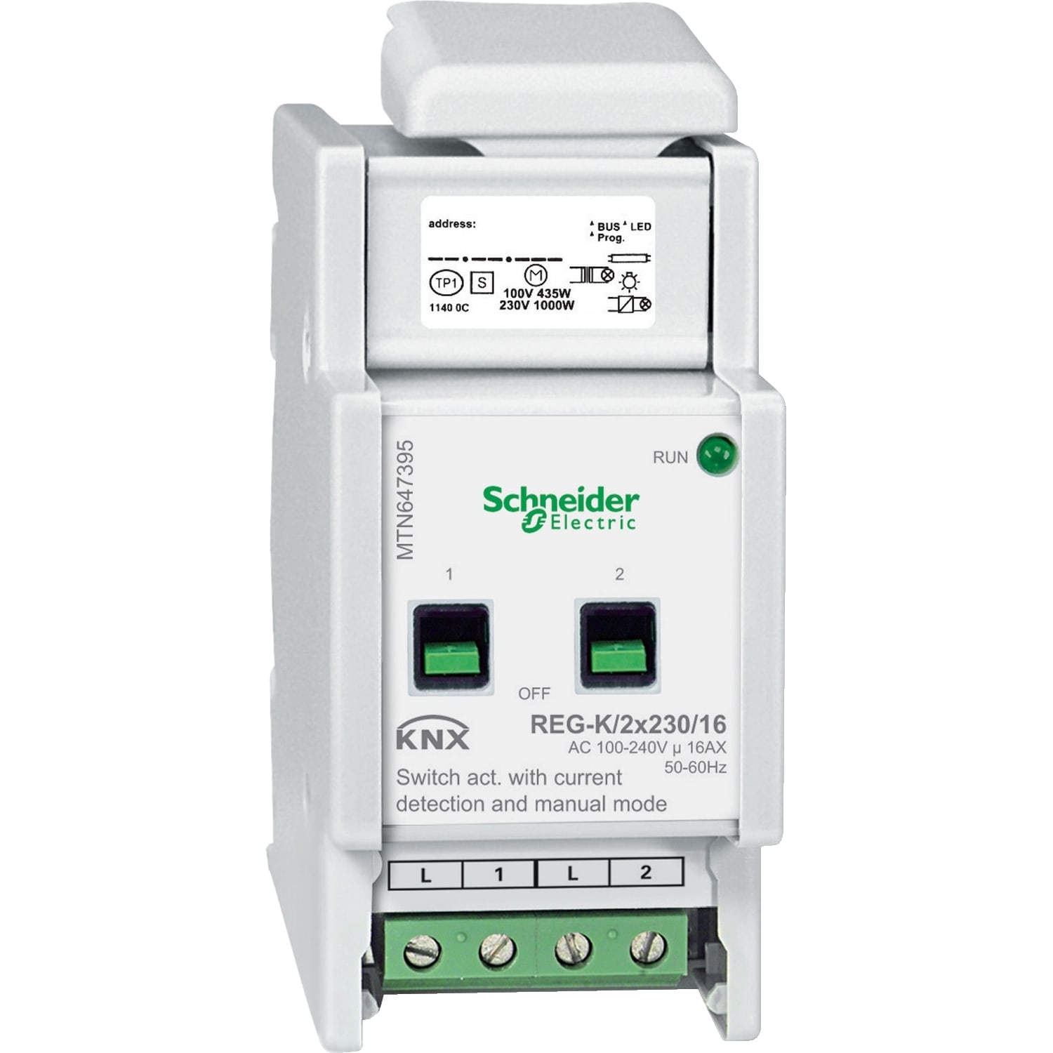 SCHNEIDER ELECTRIC - SNRMTN647395 ATT.COMM.KNX REG-K/2X230/16 RIL.COR.