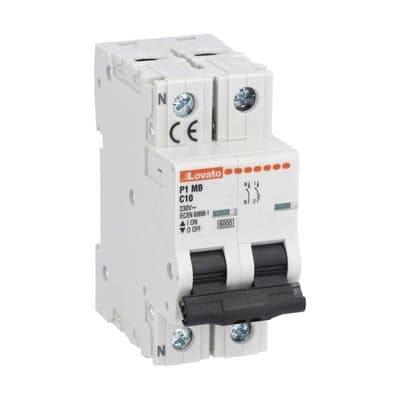 LOVATO - LOVP1MB1NC63 INTERRUTT. MAGNETOTERMICO 1P+N C 63A 6KA