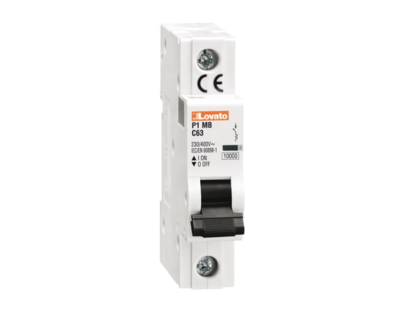 LOVATO - LOVP1MB1PC08 INTERRUTTORE MAGNETOTERMICO 1P C 8A 10KA