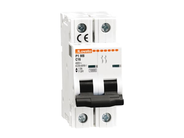 LOVATO - LOVP1MB2PD20 INTERRUTT. MAGNETOTERMICO 2P D 20A 10KA