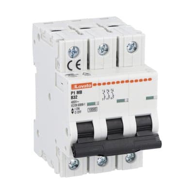 LOVATO - LOVP1MB3PB32 INTERRUTT. MAGNETOTERMICO 3P B 32A 10KA
