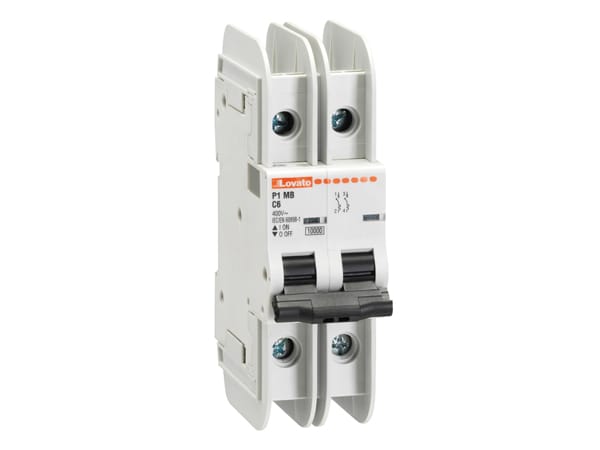 LOVATO - LOVP1MBUH2PC25 MCB 2P C25 480Y/277V 10KA UL489