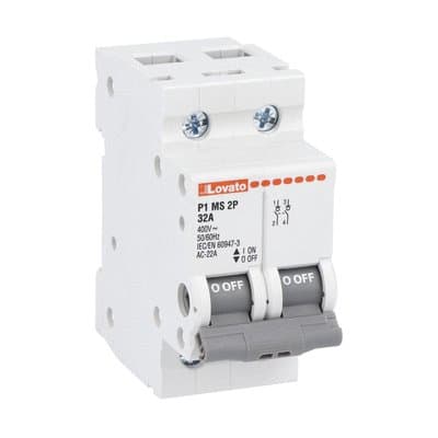 LOVATO - LOVP1MS2P063 SEZIONATORE MODULARE - 2P 63A