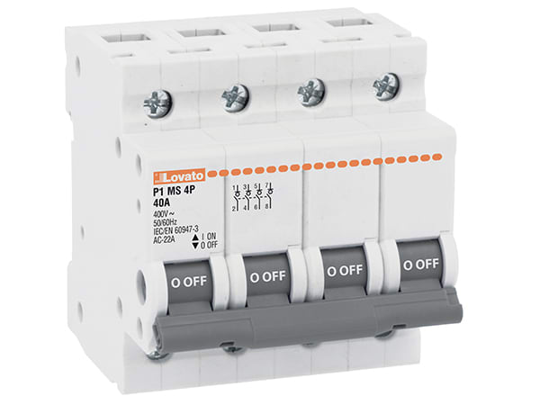 LOVATO - LOVP1MS4P063 SEZIONATORE MODULARE - 4P 63A