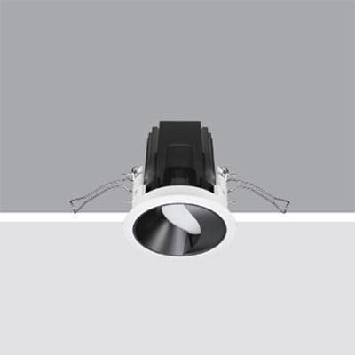 IGUZZINI ILLUMINAZI - IGZ3.P369.747.0 LASER TONDO D75 FRAM.LED WARM 2700K WALL
