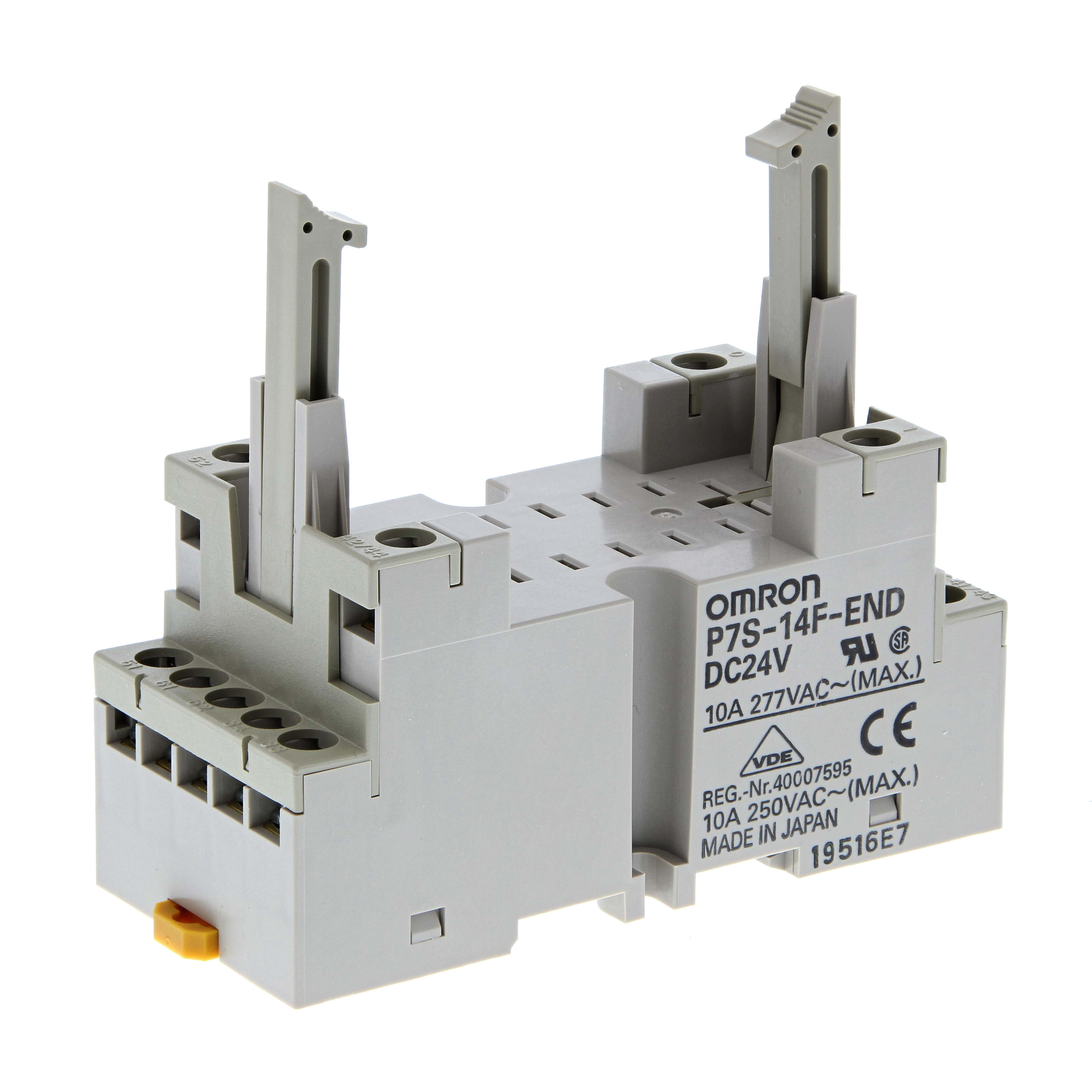 OMRON - OMRP7S14FENDDC24 ACC.G7S, ZOCCOLO GUIDA DIN