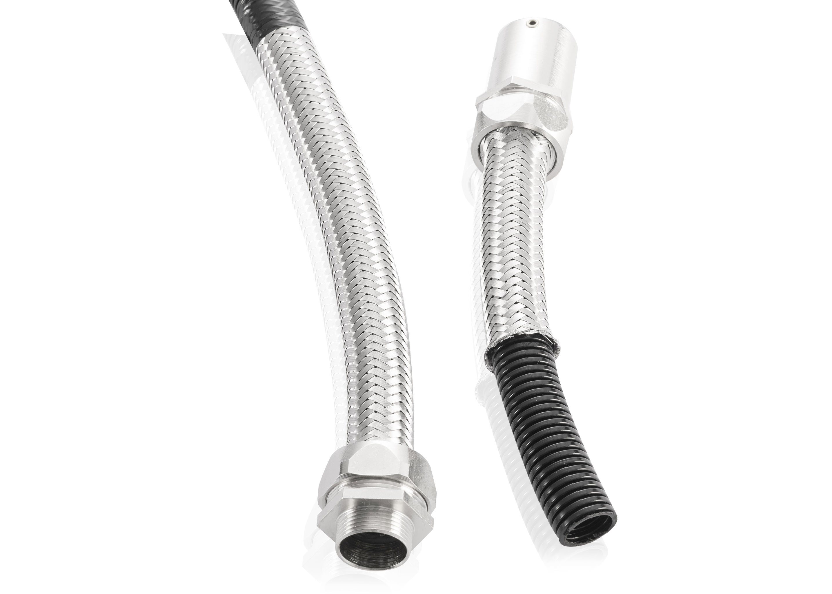 EURO 2000 SPA - UROPA6V2TR210 TUBO NYLON PA6 UL94 V2 TRECCIATO NW10