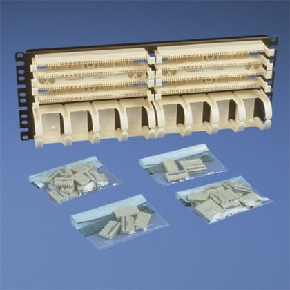 PANDUIT - PANP110B1004R4WJY DUE BASI DA 100 COPPIE E PASSACAVI PREMO