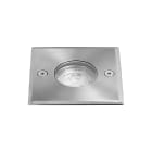 ROSSINI - RSSPAS004 UPLIGHT QUADRATO IN ACCIAIO SATINATO GU10 IP65 IK10