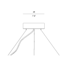 PANZERI CARLO - PAZM8101-3 GOLDEN RING: ROSONE PER 3/FUNI E 1/CAVO.