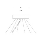 PANZERI CARLO - PAZM8121-6 GOLDEN RING: ROSONE PER 6/FUNI E 1/CAVO.