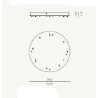 PANZERI CARLO - PAZXM23101.538.0099 BROOKLYN ROUND 100: ROSONE 4LAMP+SOSP B