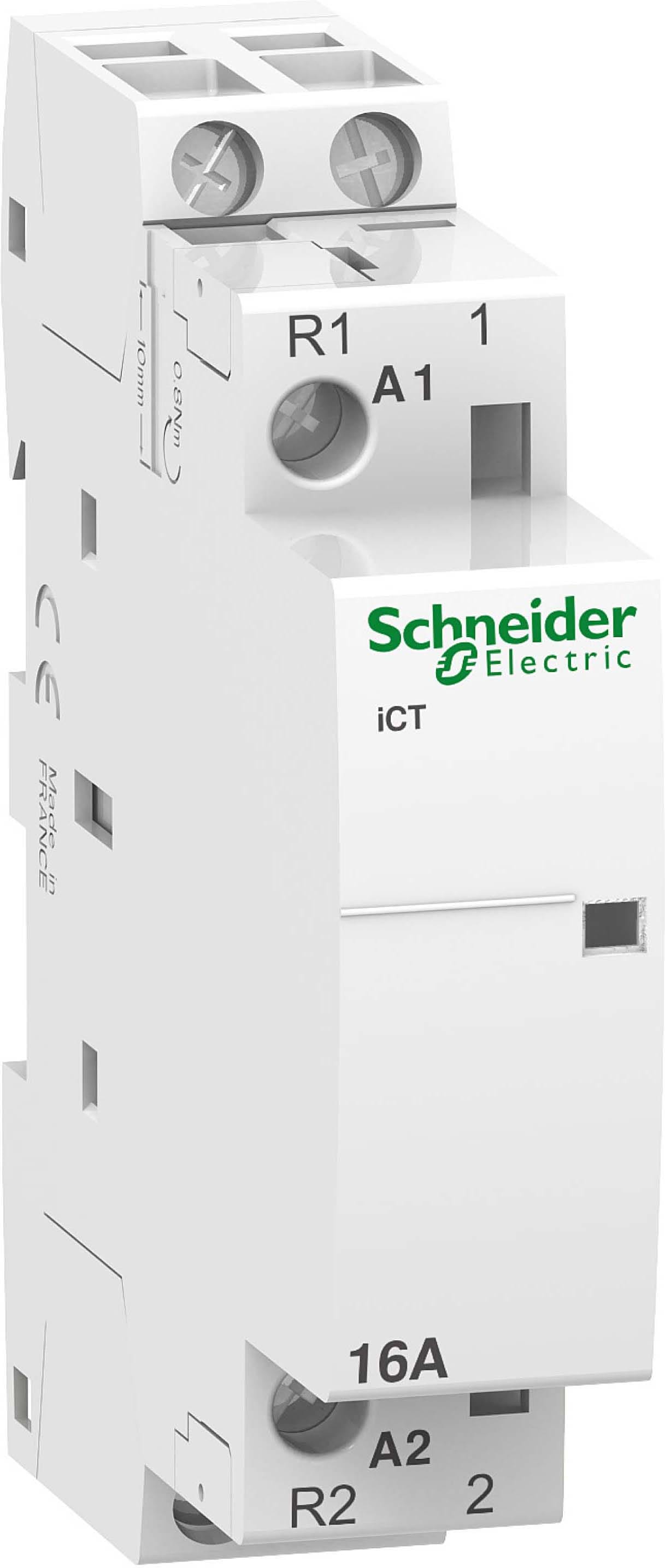 SCHNEIDER ELECTRIC - SNRA9C22715 Contattore iCT 1NA+1NC 16A comando 230÷240Vca