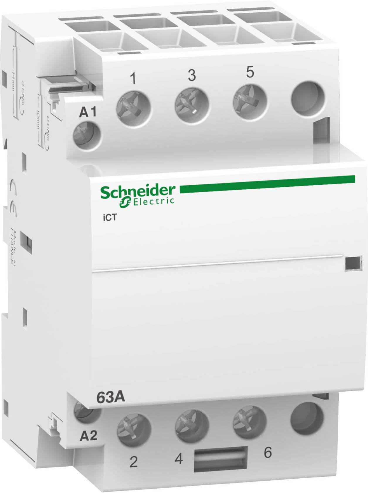 SCHNEIDER ELECTRIC - SNRA9C20863 Contattore iCT 3NA 63A comando 230÷240Vca