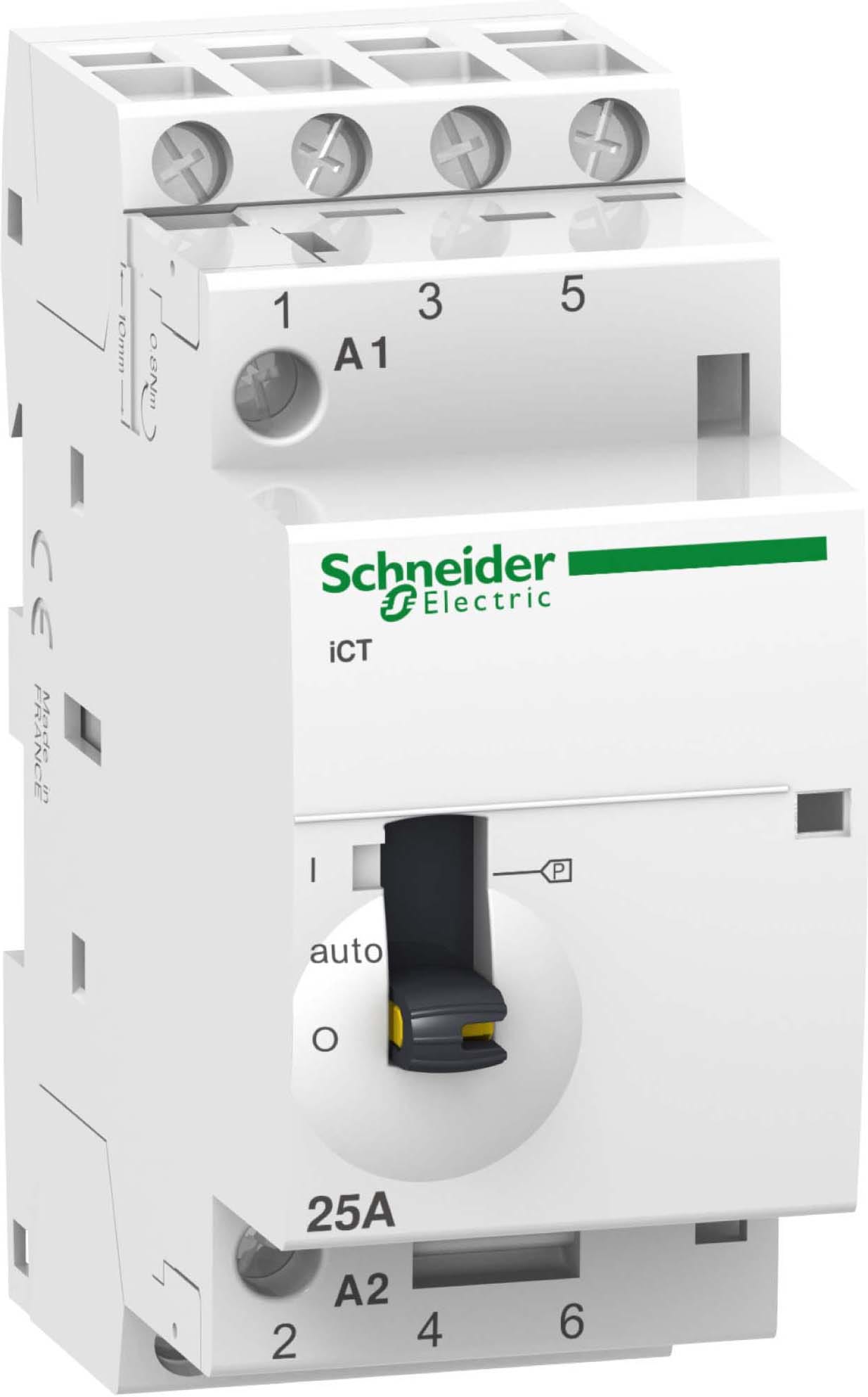 SCHNEIDER ELECTRIC - SNRA9C21834 ICT 4NA 25A COMANDO 230-240VCA MAN.