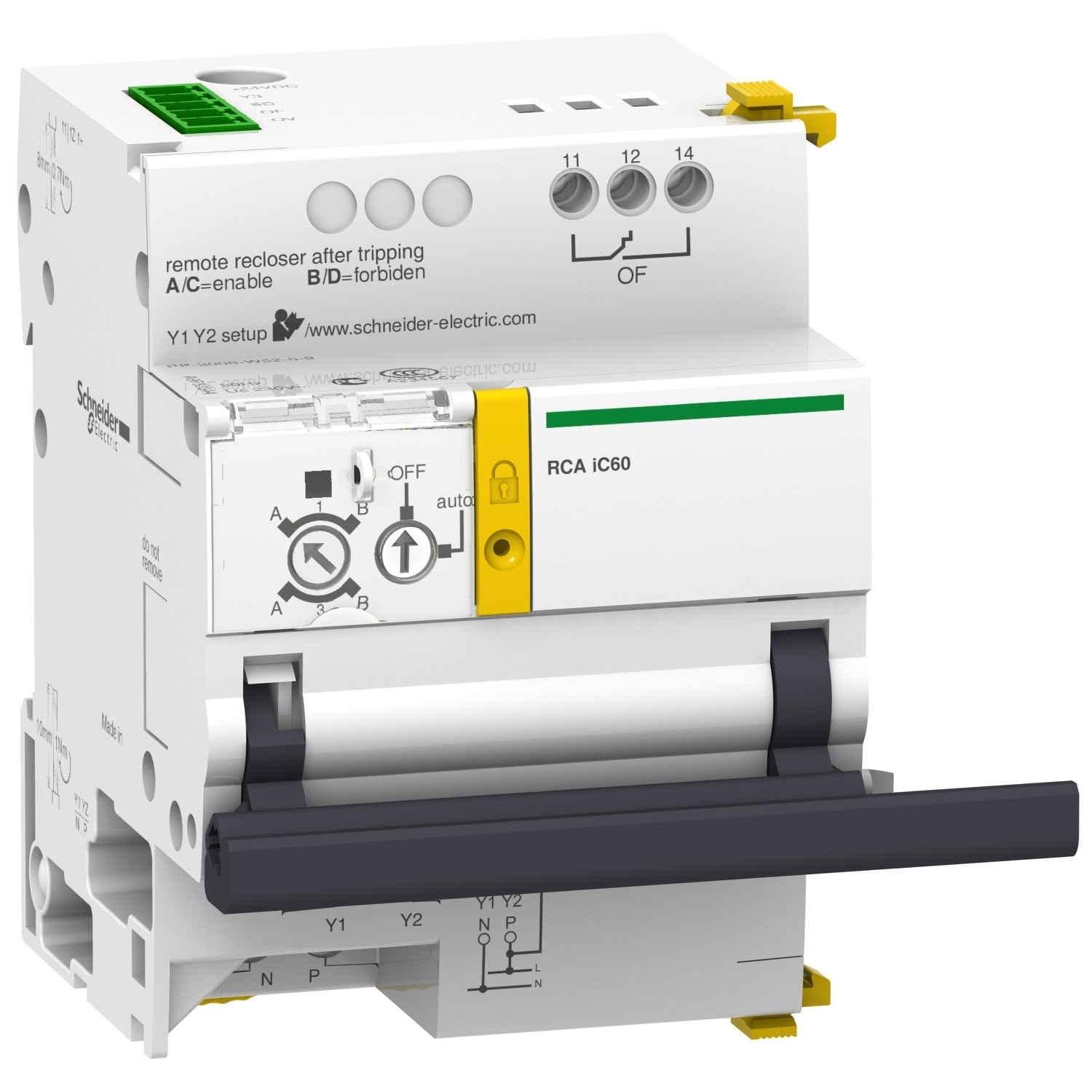 SCHNEIDER ELECTRIC - SNRA9C70122 RCA 230 VCA PER INT. IC60 1-2P TI24