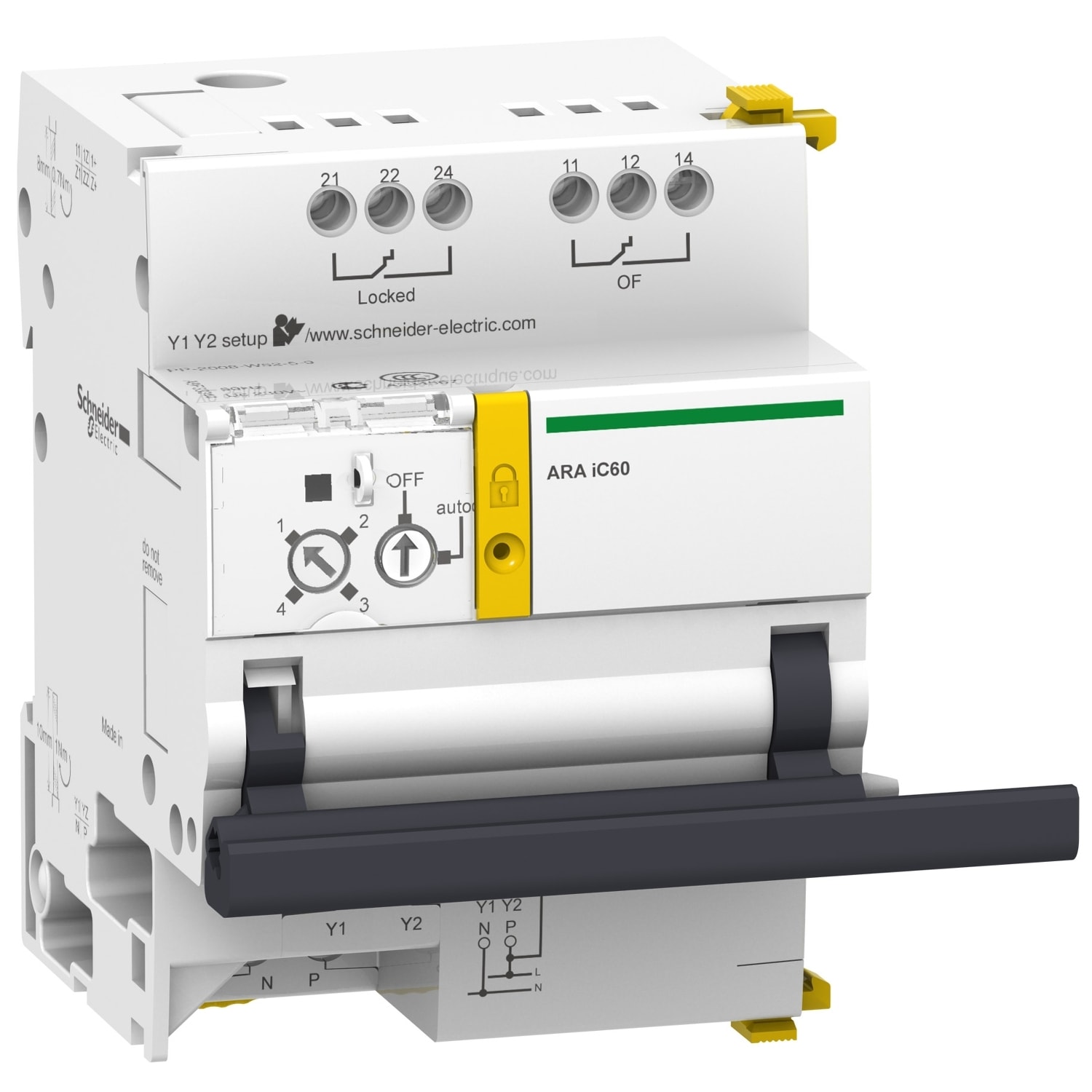SCHNEIDER ELECTRIC - SNRA9C70132 ARA 230 VCA 4 PROG. PER INT. IC60 1-2P