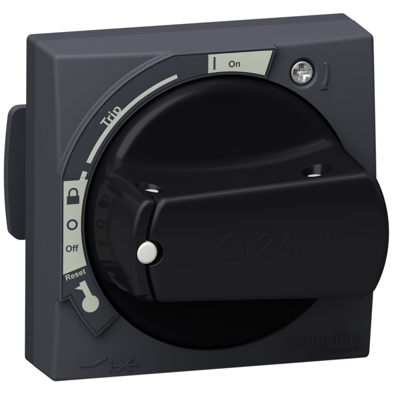 SCHNEIDER ELECTRIC - SNRGVAPB54 MANOVRA ROTATIVA UNIVERSALE NERA IP54