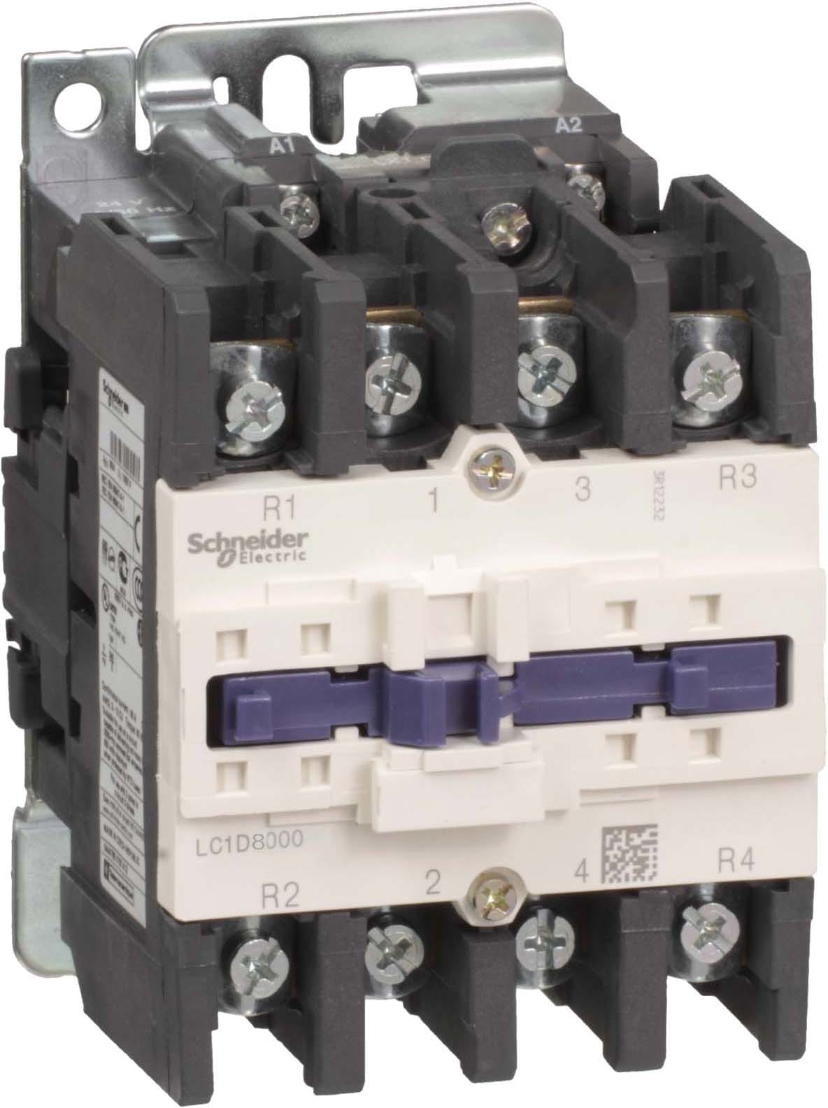 SCHNEIDER ELECTRIC - SNRLC1D80008F7 CONTATTORE 80A 110VAC 2+2P