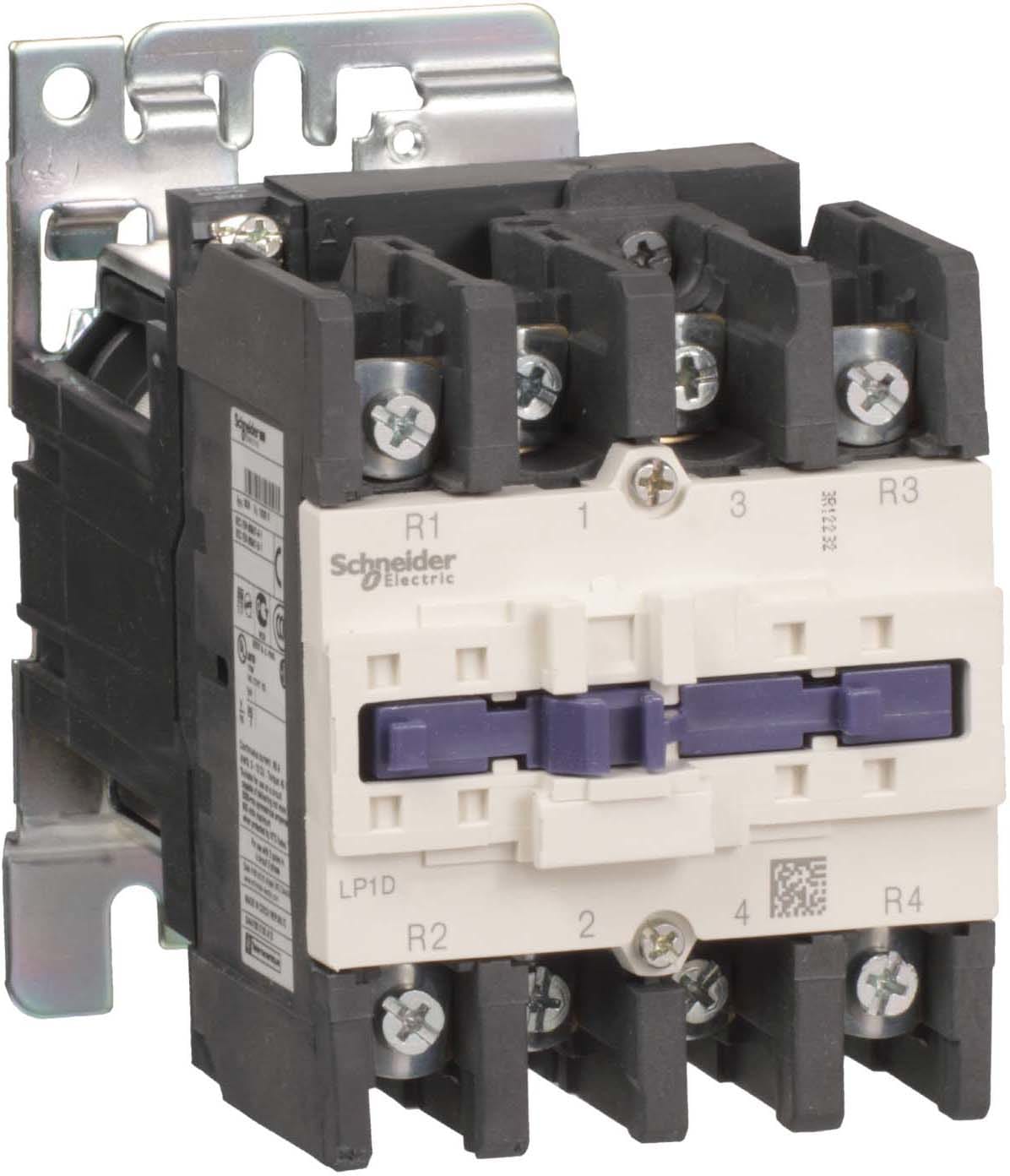 SCHNEIDER ELECTRIC - SNRLP1D40008ED Contattore TeSys LP1-D -4 poli (2NO + 2NC) - AC1 440V 60 A - 48 V CC