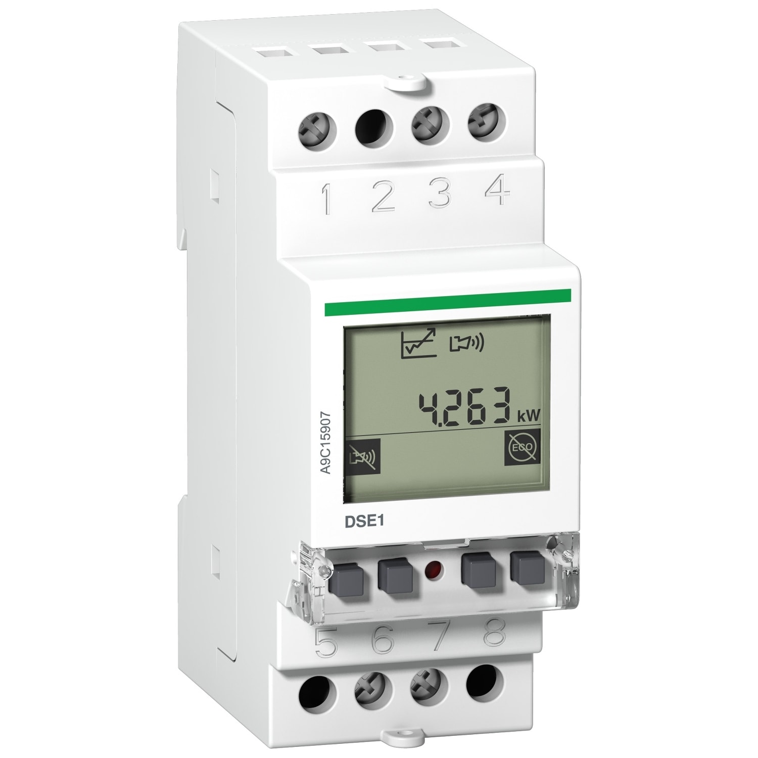 SCHNEIDER ELECTRIC - SNRA9C15907 Interruttore controllo carichi 1 can. DSE1 con segnalatore acustico