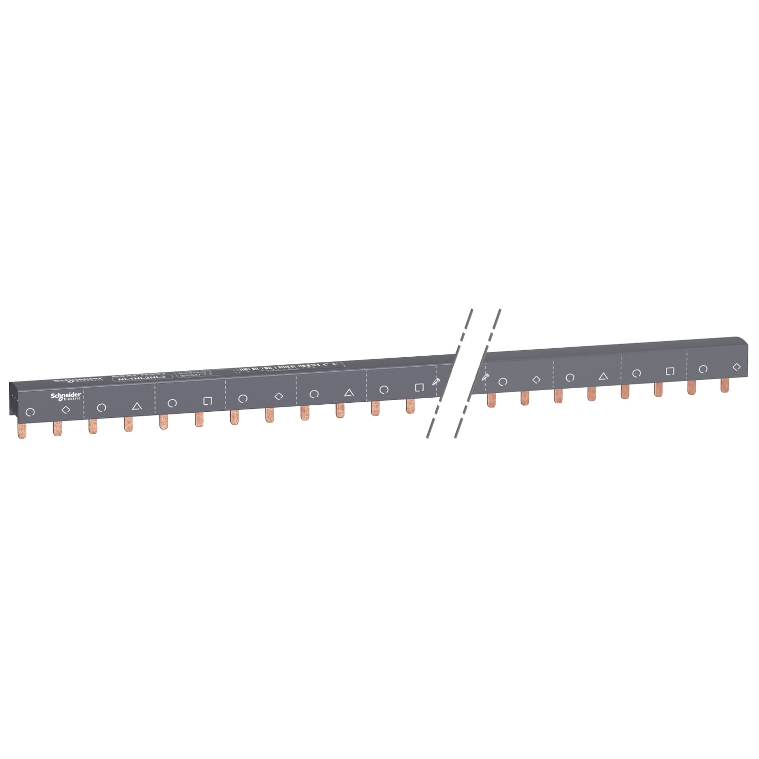 SCHNEIDER ELECTRIC - SNRA9XPH557 PETTINE IC60/STI 3P+N 57 MODULI