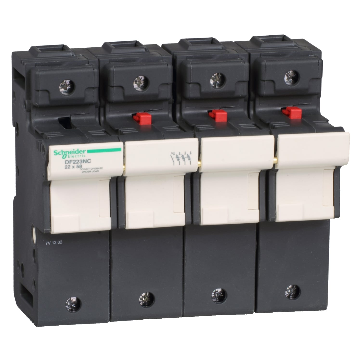 SCHNEIDER ELECTRIC - SNRDF223NC PORTAFUSIBILE 125A 22X58 3P+N