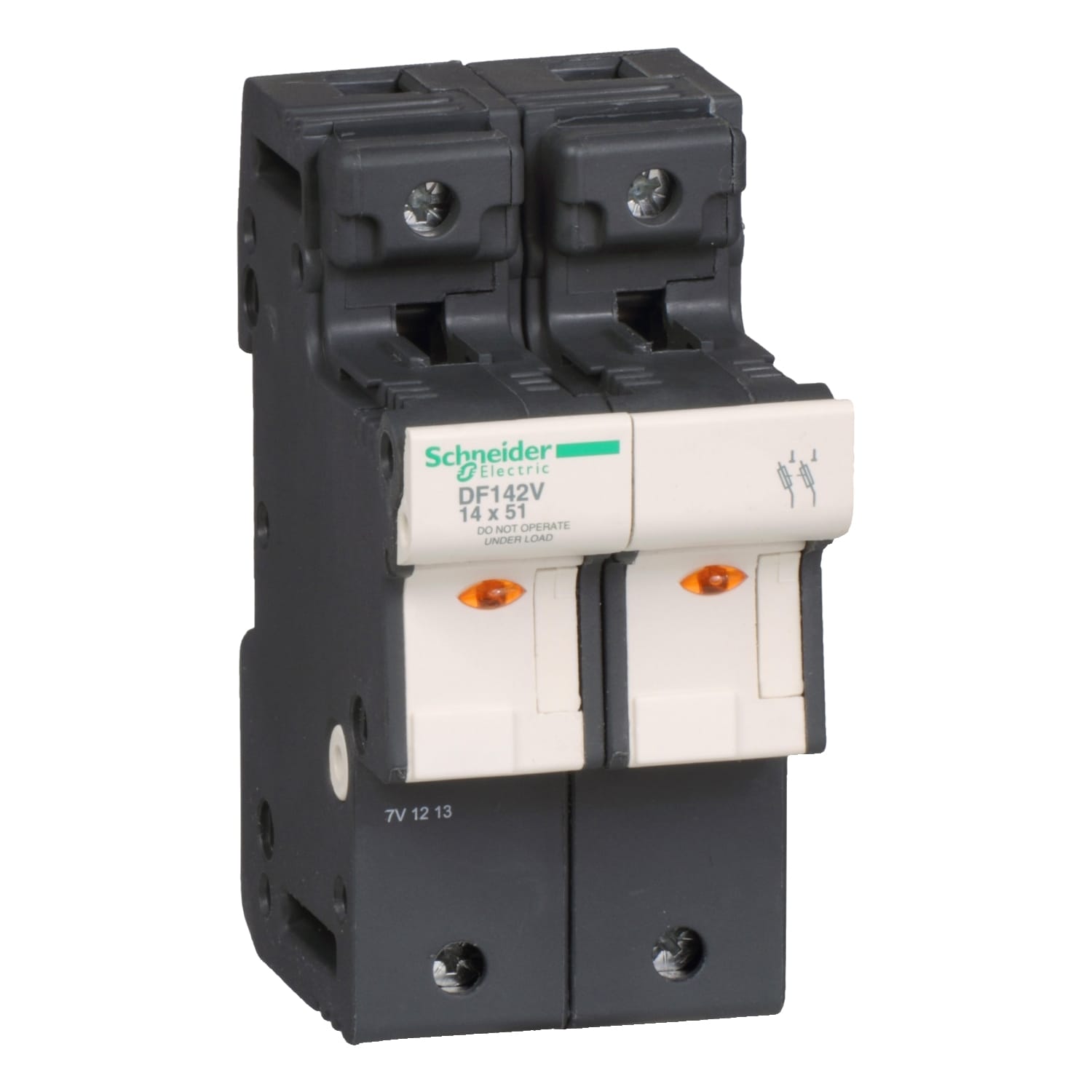 SCHNEIDER ELECTRIC - SNRDF142V PORTAFUSIBILE 50A 14X51 2P CON LED