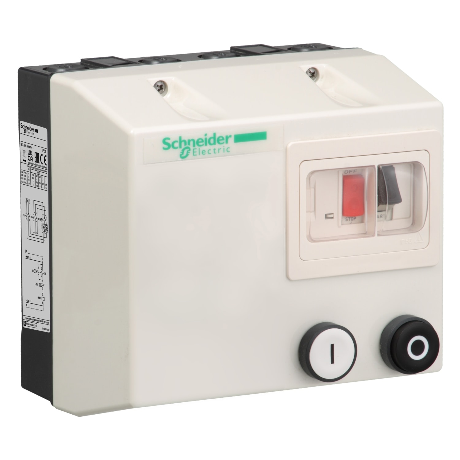 SCHNEIDER ELECTRIC - SNRDE1KS217A06 CASSETTA VUOTA AVVIATORE LG7 + PULSANTI