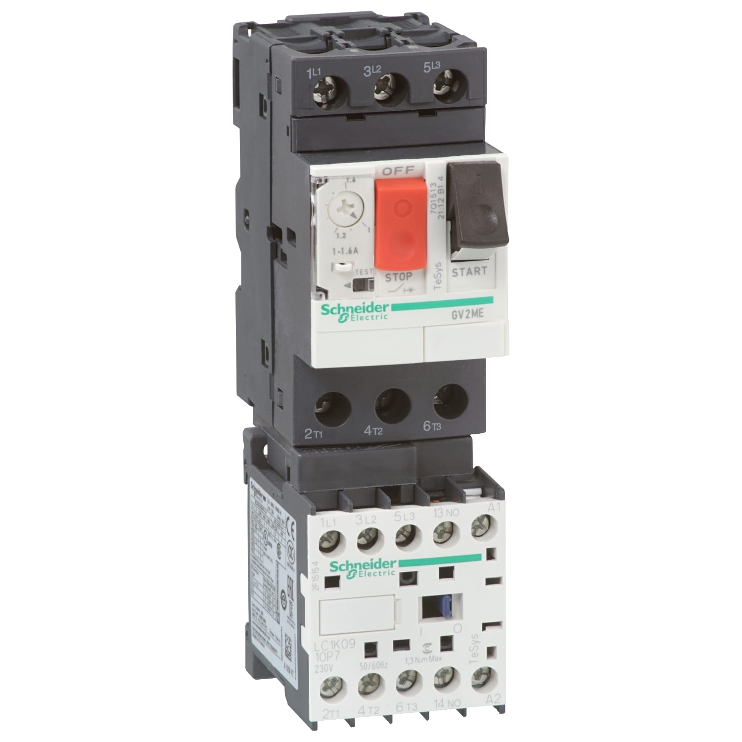 SCHNEIDER ELECTRIC - SNRGV2ME07K1BW3 AVV DIR 1SENSO 0,75-1,1KW 24VCC