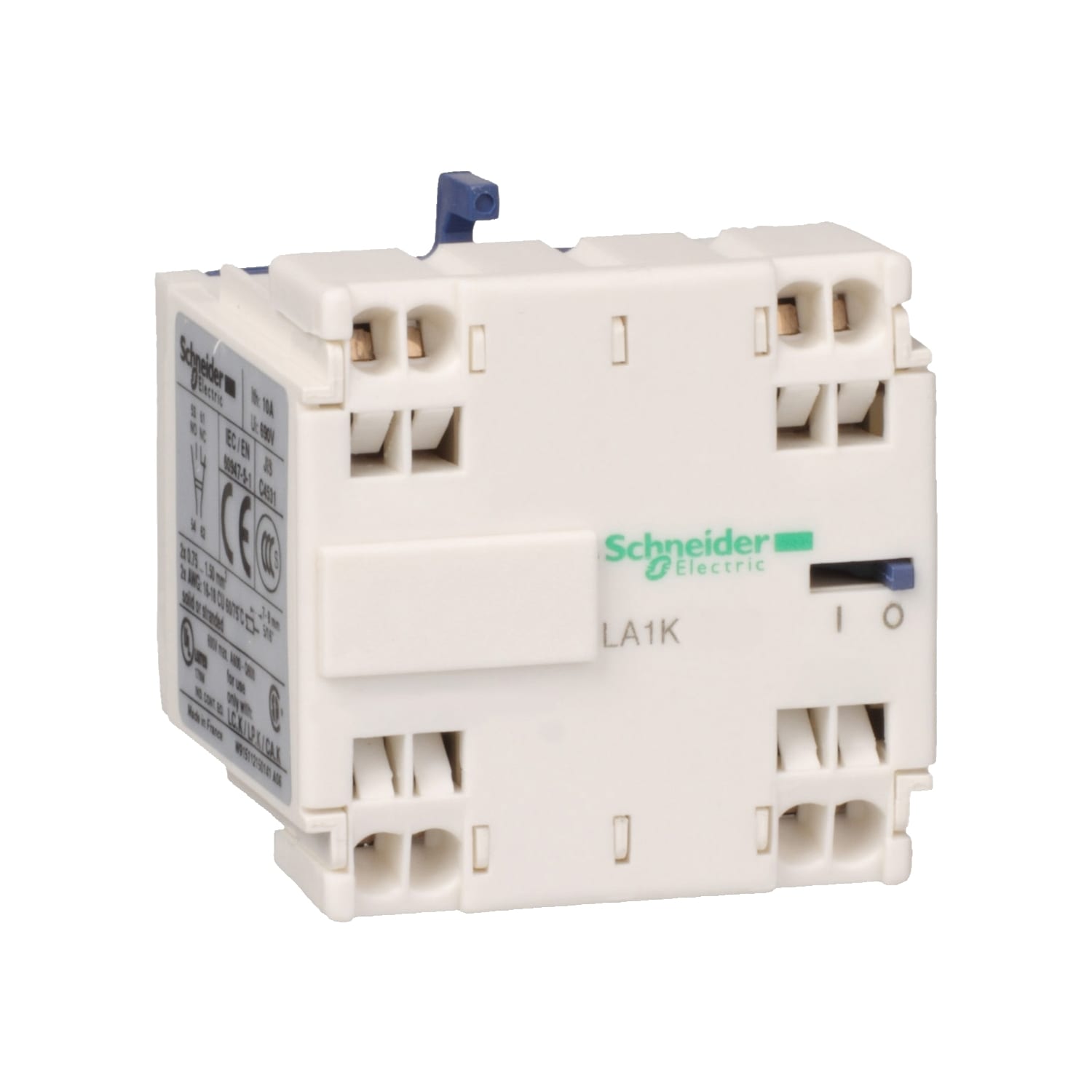 SCHNEIDER ELECTRIC - SNRLA1KN203 Blocco contatti ausiliari TeSys - 2 NO - Morsetti a vite