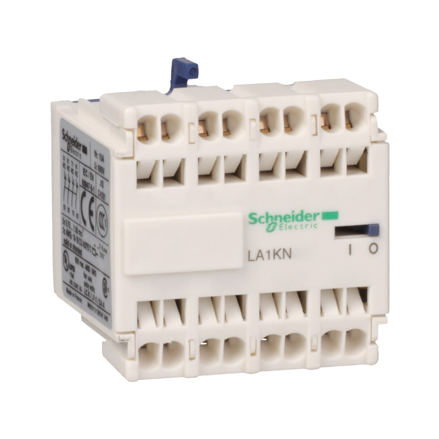 SCHNEIDER ELECTRIC - SNRLA1KN223 Blocco contatti ausiliari TeSys - 2NO + 2NC - Morsetti a vite