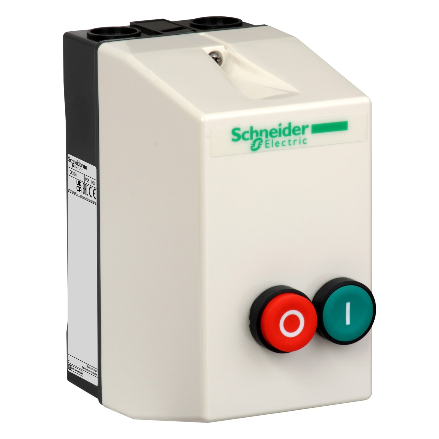 SCHNEIDER ELECTRIC - SNRDE1DS2 Cassetta vuota TeSys - per LE1 D18 D35 - Con pulsanti luminosi rosso/verde