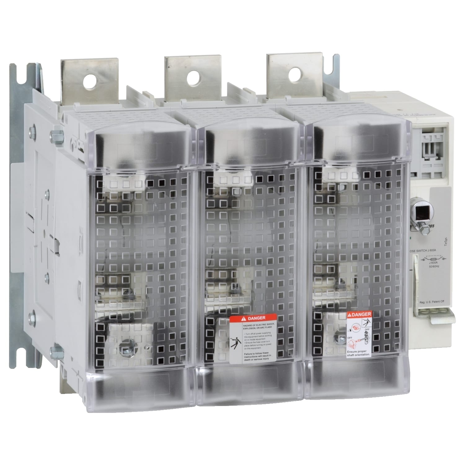 SCHNEIDER ELECTRIC - SNRGS2SU3 Interruttore-sezionatore fusibile TeSys GS - 3P - UL 600 A - dim. fusibile J