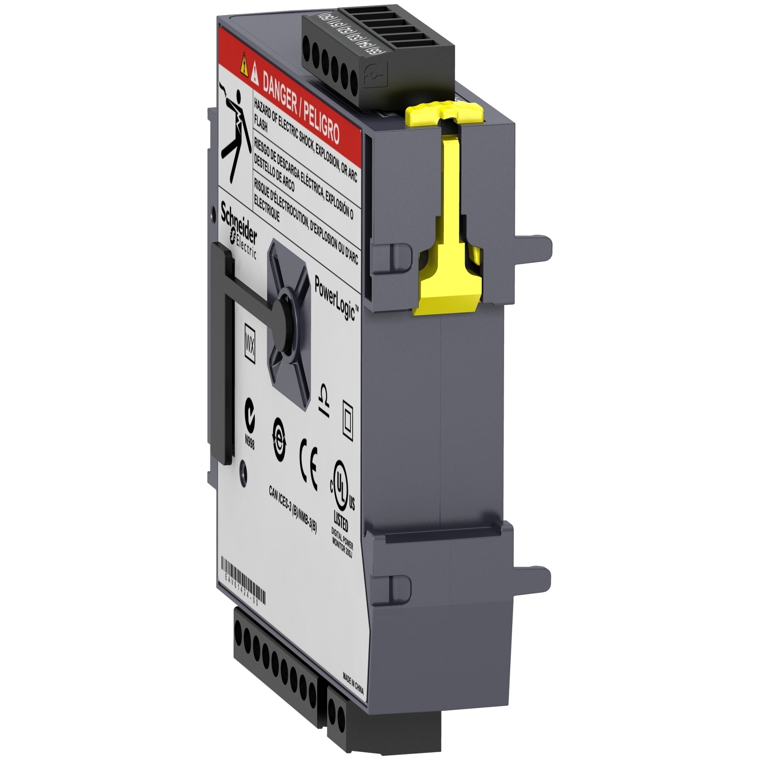 SCHNEIDER ELECTRIC - SNRMETSEPM89M2600 PowerLogic PM8000 - Modulo I/O digitail - 6 ingressi + 2 uscite relè