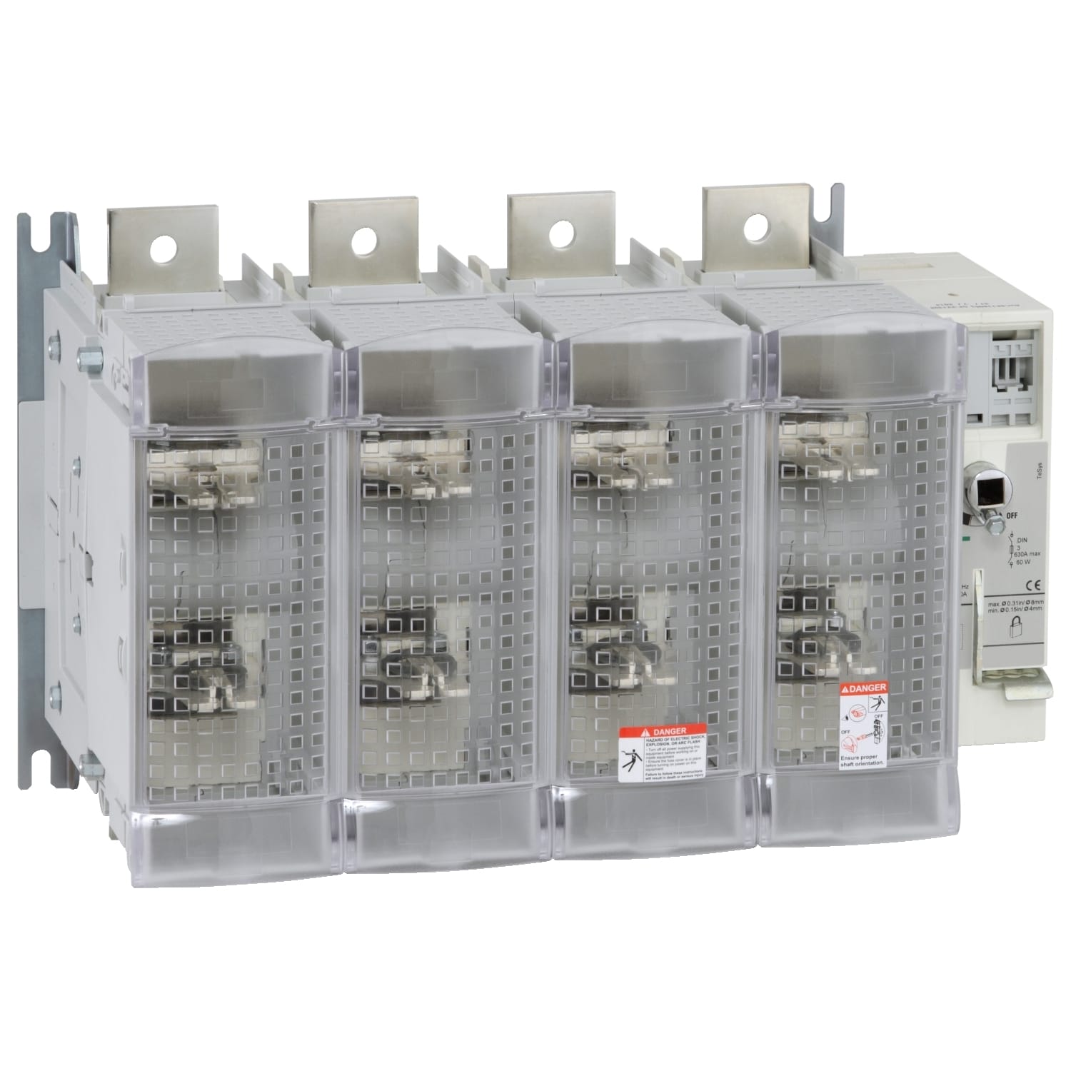 SCHNEIDER ELECTRIC - SNRGS2S4 Corpo int. sez. con fusibile TeSys GS2S - 4 poli - 630A - DIN 3