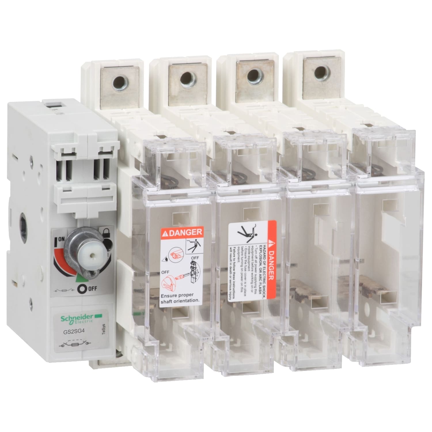 SCHNEIDER ELECTRIC - SNRGS2SG4 TeSys GS - interruttore-sezionatore-fusibile - 4 P - 630A - DIN 3