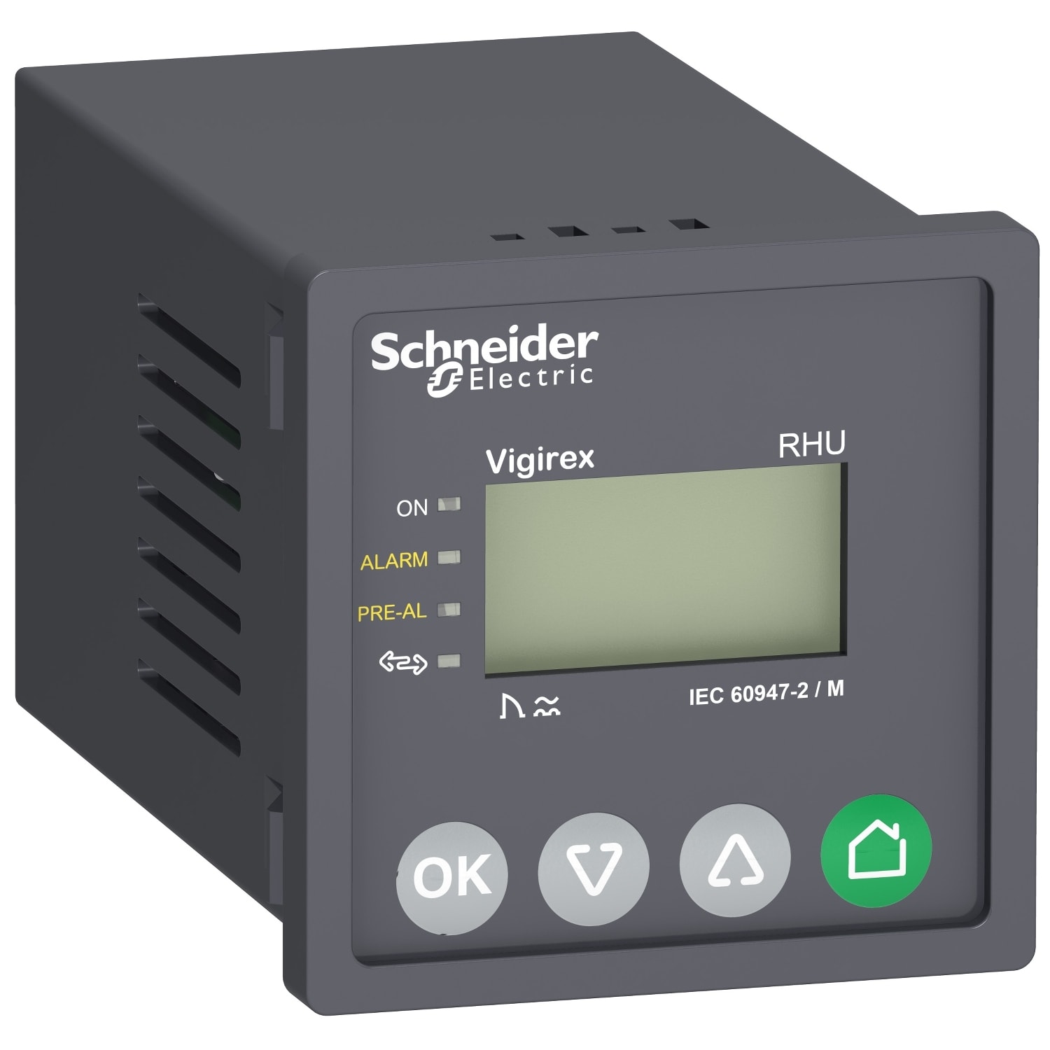 SCHNEIDER ELECTRIC - SNRLV481001 Relè di protezione corrente differenziale, VigiPacT RHUs, 30mA-30A, 220/240VAC 50/60Hz, senza comunicazione, pannello frontale
