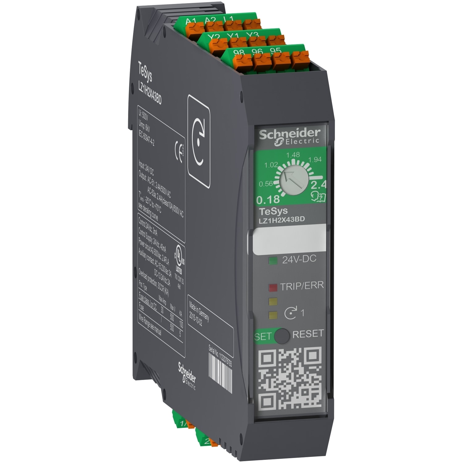 SCHNEIDER ELECTRIC - SNRLZ1H6X53BD DIRETTO H 3KW 24 VDC MOLLA
