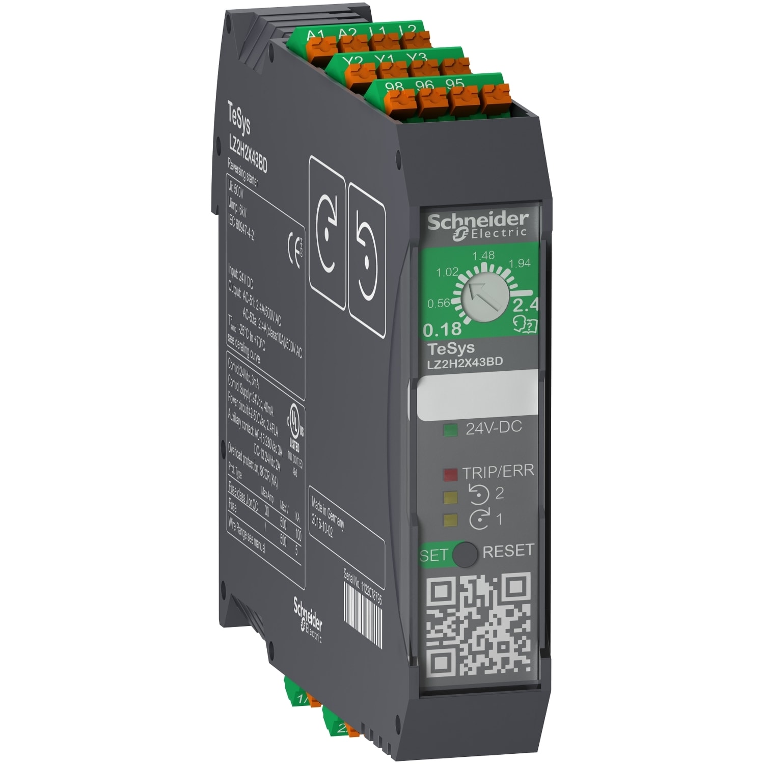 SCHNEIDER ELECTRIC - SNRLZ2H2X43FU TELEINV H 0,75KW 110-230 VAC MOLLA