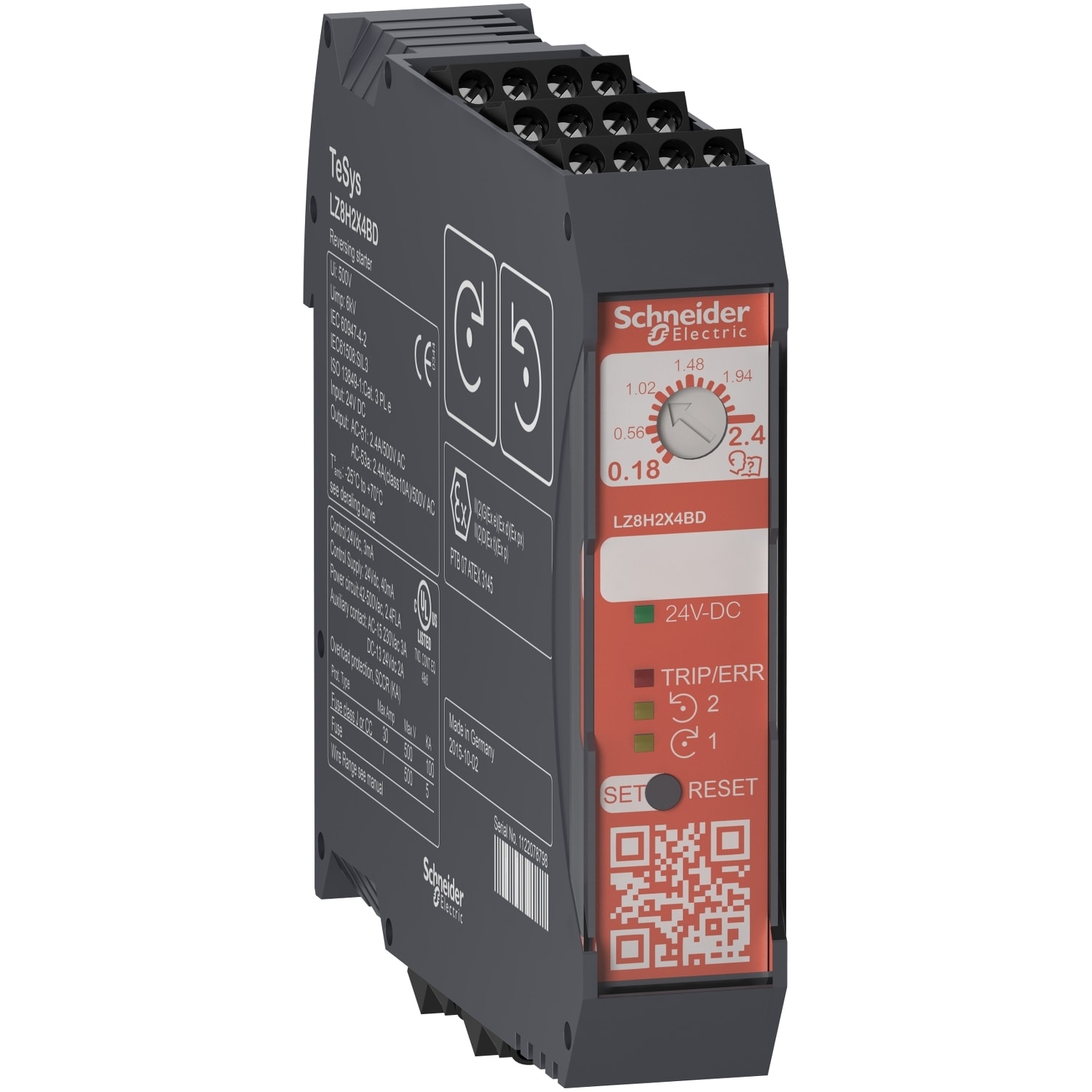 SCHNEIDER ELECTRIC - SNRLZ8H2X4BD TELEINV H SAFE 0,75KW 24 VDC VITE