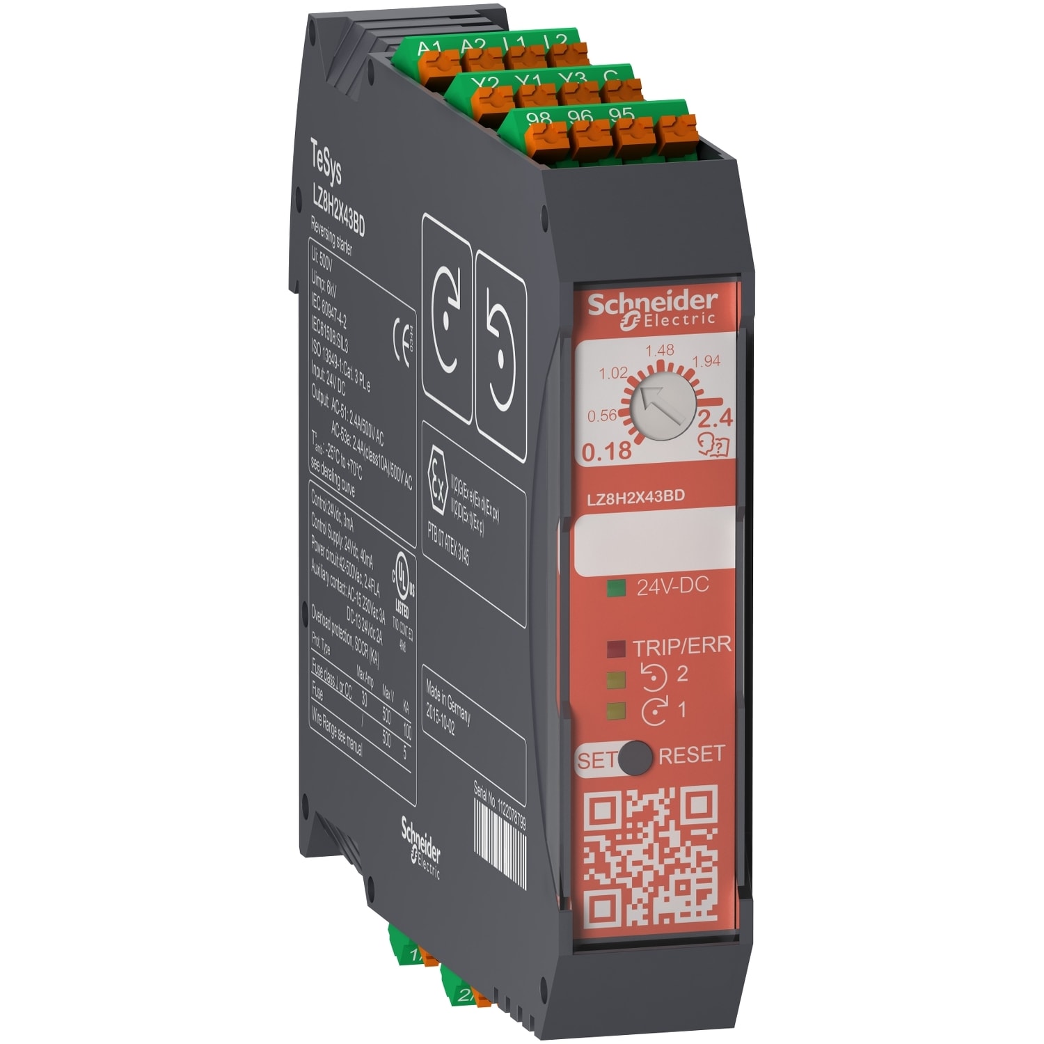 SCHNEIDER ELECTRIC - SNRLZ8H6X53BD TELEINV H SAFE 3KW 24 VDC MOLLA