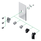 SCHNEIDER ELECTRIC - SNRNSYCL1242ECSX SERRATURA CROMATA CON CHIUSURA 1242E