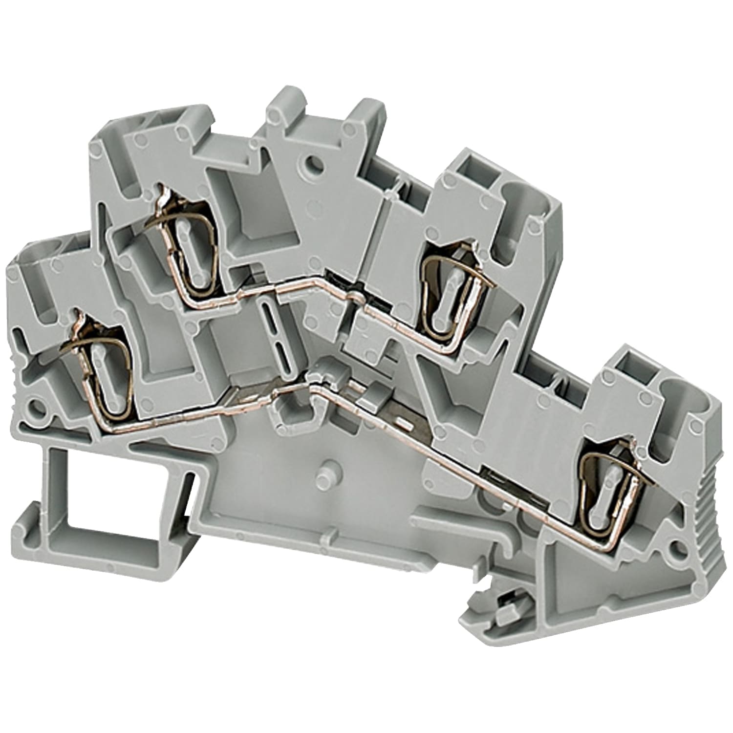 SCHNEIDER ELECTRIC - SNRNSYTRR24D MORS MOLLA, 2 PIANI,4PT, 2,5MMQ, GRIGIO