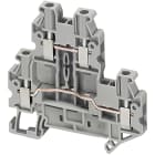SCHNEIDER ELECTRIC - SNRNSYTRV24D MORS VITE, 2 PIANI, 4PT, 2,5MMQ, GRIGIO