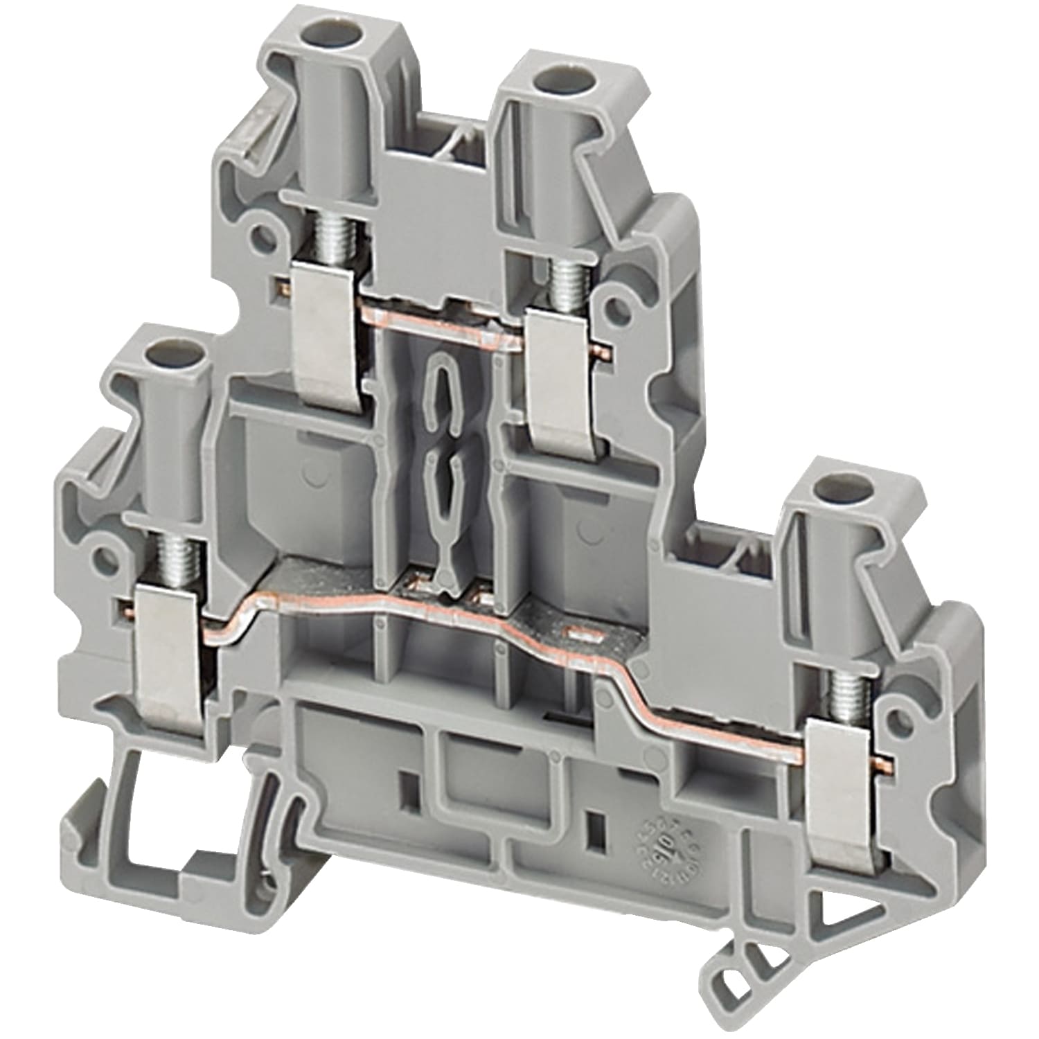 SCHNEIDER ELECTRIC - SNRNSYTRV24D MORS VITE, 2 PIANI, 4PT, 2,5MMQ, GRIGIO