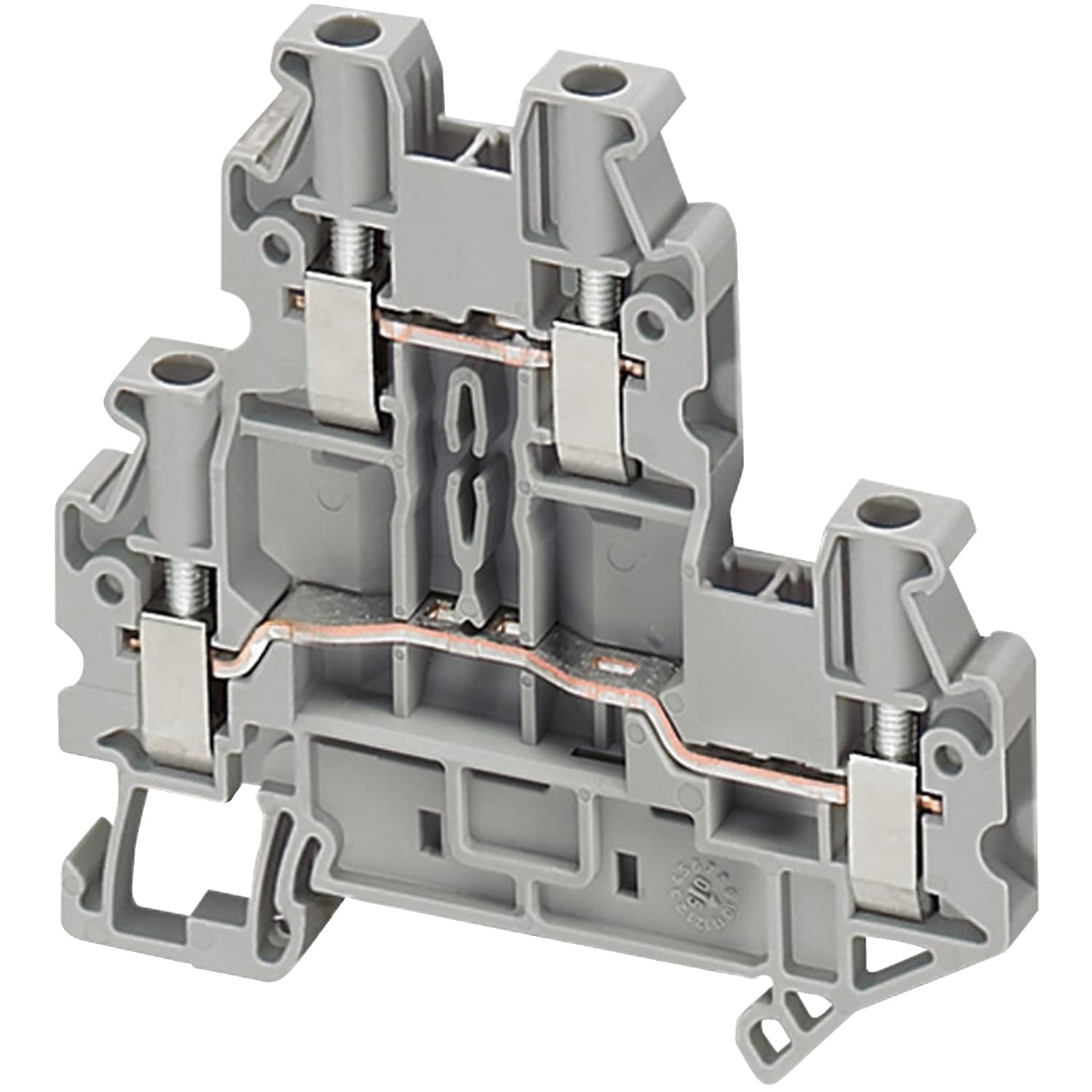 SCHNEIDER ELECTRIC - SNRNSYTRV44D MORS VITE, 2 PIANI, 4PT, 4MMQ, GRIGIO